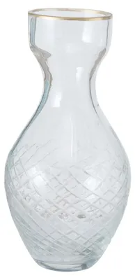 Produktbild von Deco by Boltze Blumentopf - transparentes Glas - 7 x 15 cm