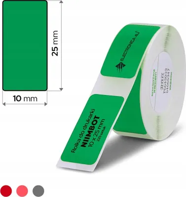 Produktbild von Selbstklebende Etiketten Thermosticker Niimbot D11 D110 D101 H1S 10x25
