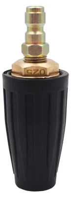 Imagen del producto de Elzusha - Boquilla turbo de 3600 PSI - Universal - Limpiadora a presión - Limpieza rápida - Acero/Plástico - Conexión de 25 mm - Boquilla de alta presión