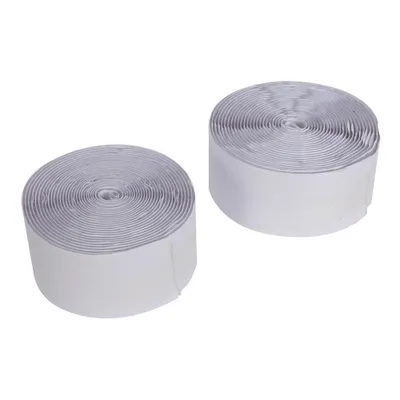 Obrázek produktu pro Role suchého zipu, bílé, samolepicí, sada 2 ks 50 mm x 5 m
