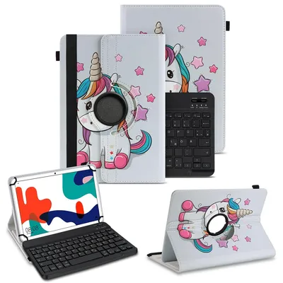 Produktbild von Schutzhülle für Lenovo Tab M10a Bluetooth Hülle Tablet Tasche QWERTZ TastaturFarben:Motiv 13