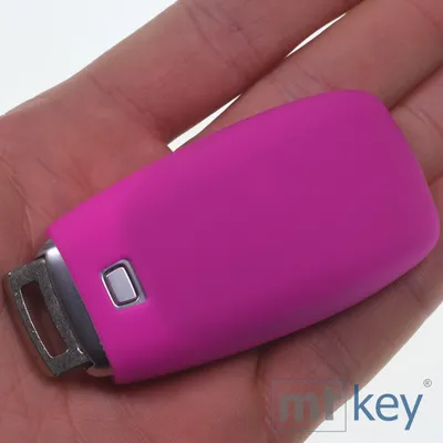 Produktbild von Auto Schlüssel Hülle Silikon Schutz Cover Pink kompatibel mit Mercedes Benz E-Klasse W213 S213 C238 A238 3 Tasten KEYLESS SMARTKEY
