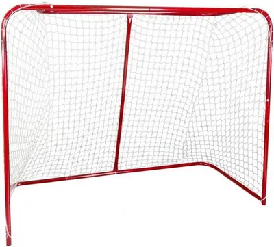 Obrázok produktu pre Florbalová bránka TRENING 90X60CM so sitkou skladacia červená