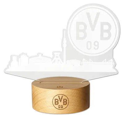 Zdjęcie produktu dla BVB Borussia Dortmund oświetlenie LED z linią horyzontu