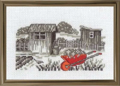 Produktbild von Permin Kreuzstich-Set „Carriola“, Zählvorlage, 15 x 10 cm, 13-1393