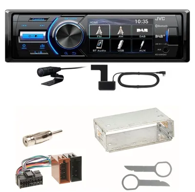 Produktbild von JVC KD-X561DBT Digitalradio Bluetooth USB Einbauset für Mercedes A C M Klasse