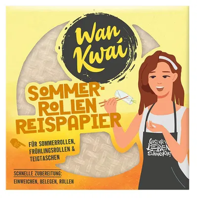 Produktbild von Wan Kwai Sommerrollen Reispapier für schmackhafte Gerichte 200g