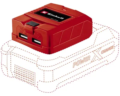 Zdjęcie produktu dla ŁADOWARKA USB DO AKUMULATORÓW Z SERII POWER X-CHANGE EINHELL TC-CP 18 Li USB - Solo