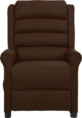 Produktbild von vidaXL Massagesessel Braun Kunstleder
