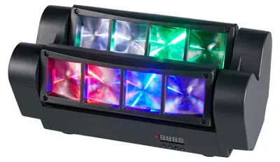 Obrázek produktu pro DJ světla, 80 W LED, ovládání DMX-512, černá, zástrčka EU