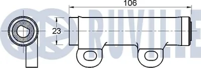 Produktbild von RUVILLE Radlagersatz Hinten passend für PEUGEOT PARTNER Combispace (5F) 6629