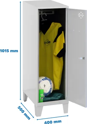 Produktbild von Simonrack Spind SIMONLOCKER DISM grau 8425437121555, 1 Schließfach 40,0 x 50,0 x 101,5 cm