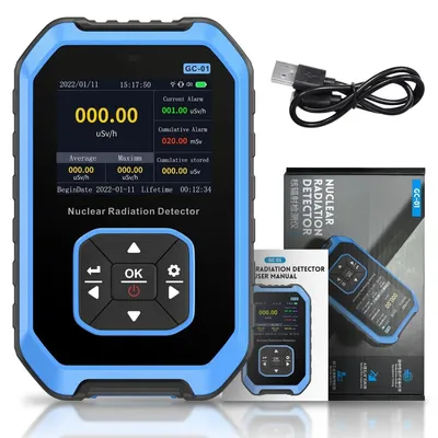Produktbild von FNIRSI GC-01 Geigerzähler Strahlungsdetektor blau