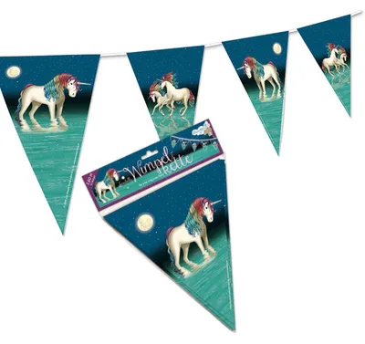 Produktbild von Lutz Mauder Kindergeburtstag Wimpelkette Einhorn Lunabelle