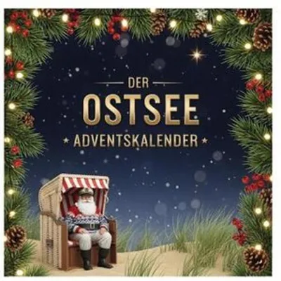 Immagine prodotto di Adventskalender Buch: Winterliche Küste an der Ostsee – 24 Kapitel mit Kurzgeschichten, Rezepten & DIY