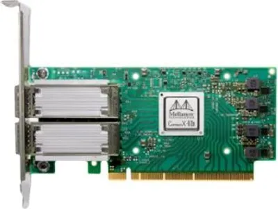 Image de Connectx®-6 Dx En Carte Adaptateur 100Gbe Dual-Port Qsfp56 Pcie 4.0 X16 No Crypto Tall Bracket (Mcx623106An-Cdat)