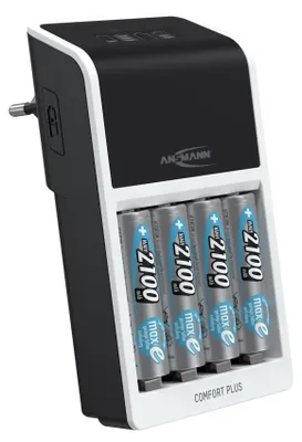 Produktbild von ANSMANN Akku Ladegerät Autom. inkl. 4x AA 2100mAh