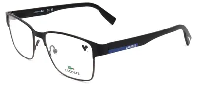 Zdjęcie produktu dla Okulary Lacoste L2286 002, matowy czarny kolor, dla mężczyzn. Wymiary: 55/17/145