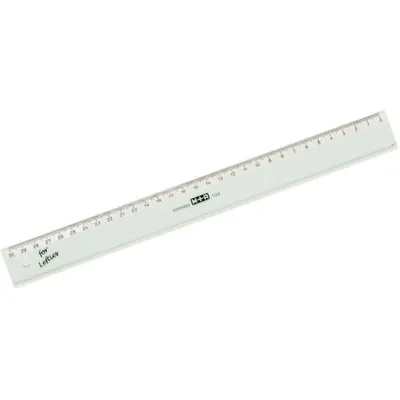 Produktbild von Lineal schmal 16cm glasklar 'For Lefties'