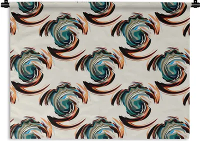 Produktbild von MuchoWow® Wandteppich Wandbehang Muster - Abstrakt - Farbe 150x112.50 cm Tapisserie Dekoration Wandtuch - Wanddecke - Wandteppiche