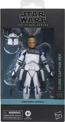 Produktbild von Hasbro Star Wars Actionfigur Clone Captain Rex - Black Series Ahsoka
