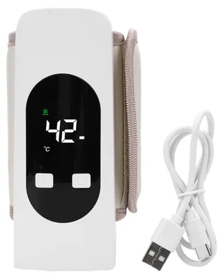 Zdjęcie produktu dla Podgrzewacz do butelek dla niemowląt, precyzyjna regulacja temperatury, szybkie podgrzewanie mleka, ładowanie przez USB, 5200 mAh, do użytku w domu i na zewnątrz