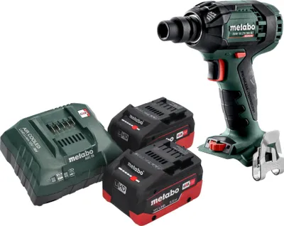 Obrázok produktu pre Akumulátorový rázový uťahovák Metabo SSW 18 LTX 300 BL 18 V 300 Nm 1/2" bez kefy + 2x LiHD akumulátor 5,5 Ah + nabíjačka