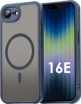 Produktbild von Handyhülle für Apple iPhone 16E Matt Case Schutzhülle Kratzfest Passgenau Blau