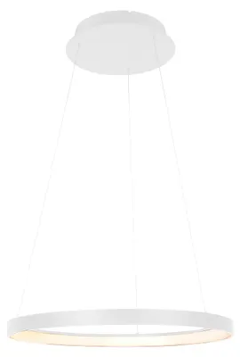 Zdjęcie produktu dla Lampa wisząca - biały - Ringlede - metal - Ø 57cm - LED - 4612W - Steinhauer