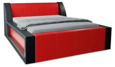 Produktbild von Boxspringbett Fermo mit Beleuchtung, Tonnentaschenfederkernmatratze und Topper, 180x200 cm