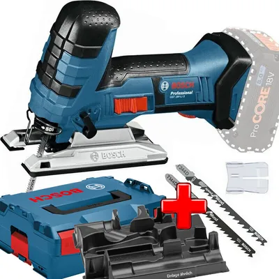 Produktbild von Bosch GST 18 V-LI S Profi-Akku-Stichsäge, 120 mm Schnitttiefe, variable Geschwindigkeit, Pendelhub