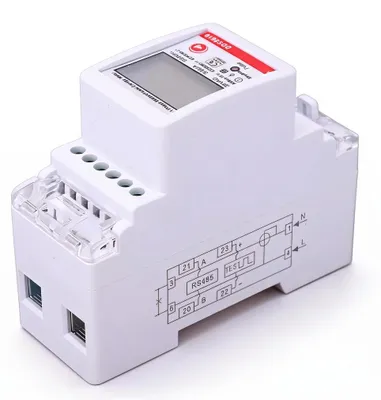 Einphasiger bidirektionaler Energiemeter für PV-Systeme, DIN-Schiene, 5(60)A