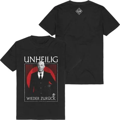Produktbild von Unheilig T-Shirt Herren Wieder zurück schwarz Band-Merch, Bands 100% Baumwolle 3XL