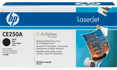 Produktbild von HP Toner CE 250 A schwarz No. 504 A