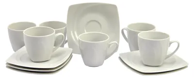 Zdjęcie produktu dla zestaw 6 filiżanek do kawy ze spodkiem Celebration