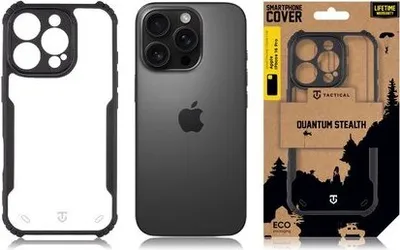 Image de Tactical "Quantum Stealth Cover iPhone 16 Pro" Clear-Black