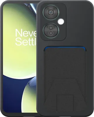 Obrázek produktu pro Vhodné pro OnePlus Nord CE 3 Lite Pouzdro na telefon s nastavitelným koženým krytem - Flexibilní zadní kryt Pouzdro ze silikonu TPU s nastavitelným koženým krytem - černé - Smartphonics