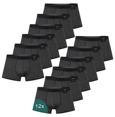 Produktbild von Vincenzo Rosso 12er Pack Boxershorts - Hipster L anthrazit