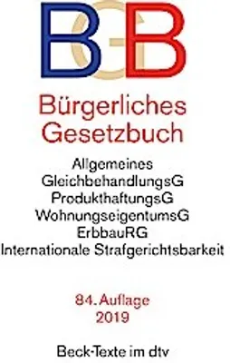 Produktbild von Bürgerliches Gesetzbuch