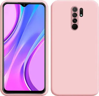 Image de Etui pour Xiaomi Redmi 9 / Redmi 9 Prime, étui de protection en silicone souple en caoutchouc liquide Rose