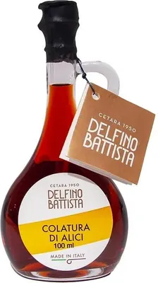 Produktbild von Delfino Battista, Colatura di Alici aus Cetara, 100 ml, "Giulia"