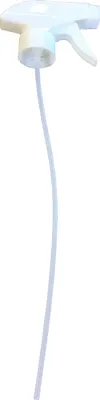 Produktbild von Sprühkopf Flaschen Sprühaufsatz Sprühpistole Gewinde 28/410 weiß Schlauchlänge 285mm