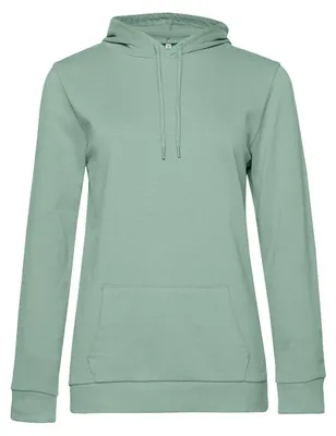 Productafbeelding van B&C - Hoodie, damesmodel FK161 (maat XS) (zalmgeel)