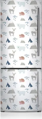 Produktbild von Magnetfolie Magnete Küche Kühlschrank Dekoration 60x190 cm - Waldtiere