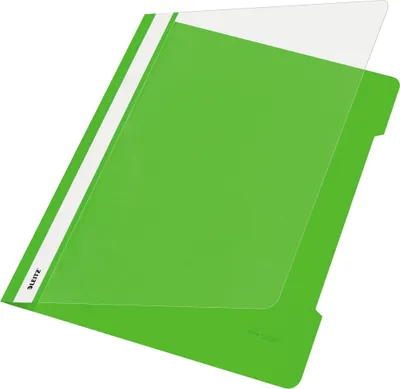 Produktbild von Leitz Standard Plastic File White A4 PVC Light-green, 31 cm, 23,3 cm, Grün
