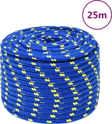 Image de Corde de bateau Bleu 14 mm 25 m Polypropylène