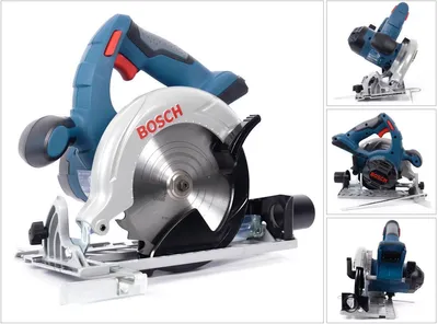 Zdjęcie produktu dla Bosch GKS 18 V-LI, Czarny, Niebieski, Czerwony, Srebrny, Deep discharge, Zabezpieczenie przed przegrzaniem, Przeładowanie, 16,5 cm, 3900 RPM, 5,1 cm, 2 cm
