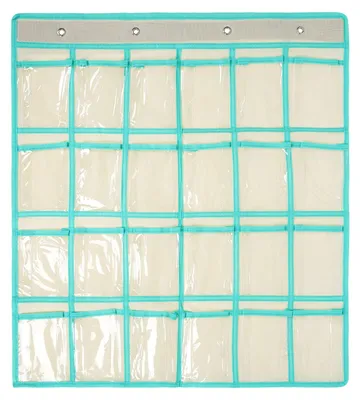 Image de Organisateur de téléphone portable avec 24 compartiments et crochets