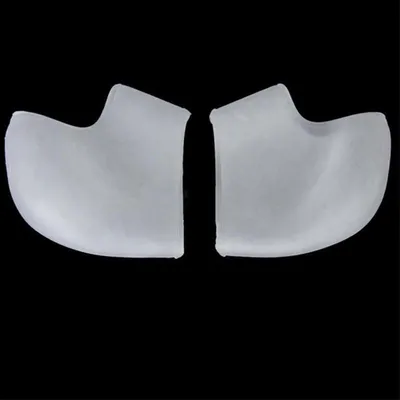 Immagine prodotto di Protezione per il tallone | Calzini in gel di silicone per il tallone | Bianco