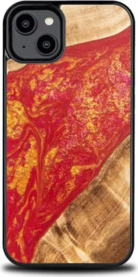 Image de Bewood Étui unique pour iPhone 14 Plus - Néons - Paris